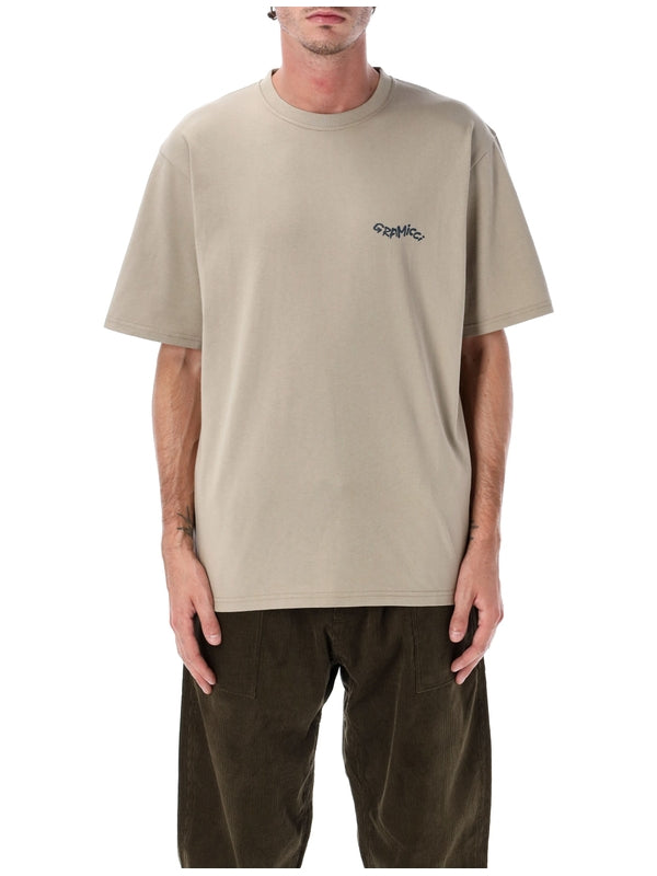 Gramicci Beige Short-Sleeved T-Shirt