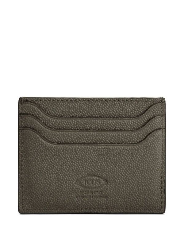 Tod'S Gray Card Wallet
