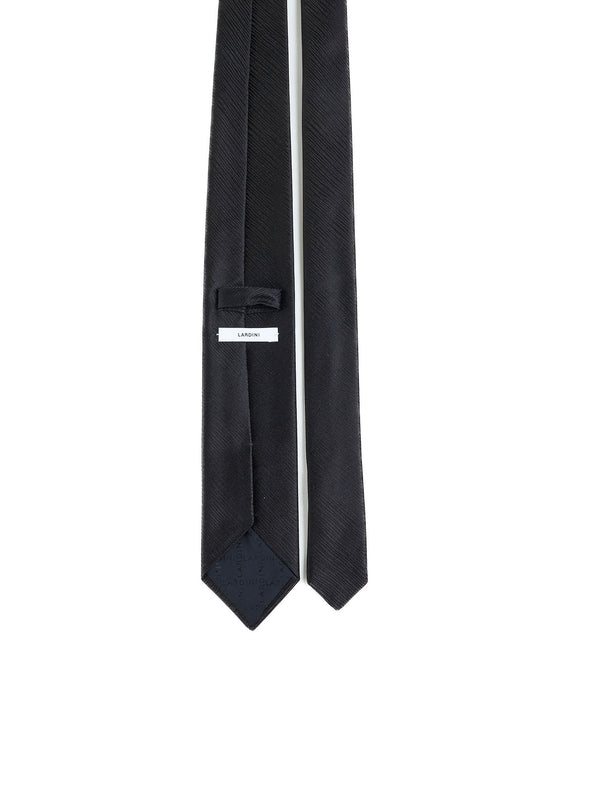 Black Wool Cashmere Necktie