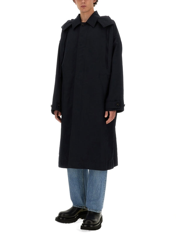 Nylon Cotton Trench Coat