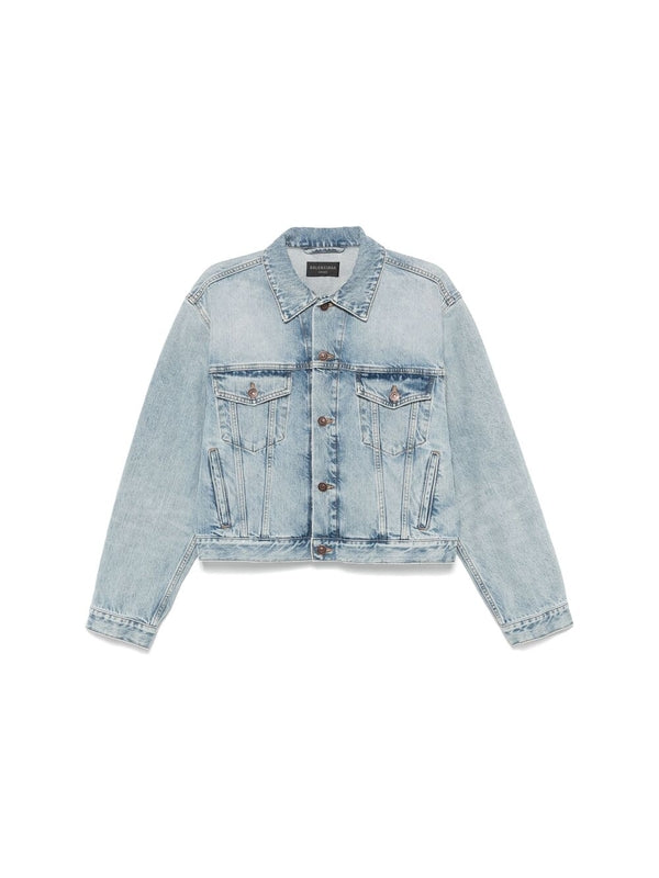 Logo Patch Denim Jacket