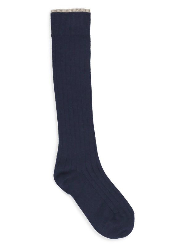 Brunello Cucinelli Underwear Blue Socks