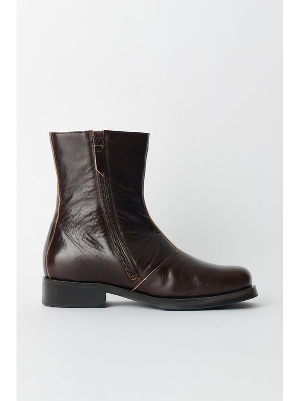 Camion Leather Ankle Boots