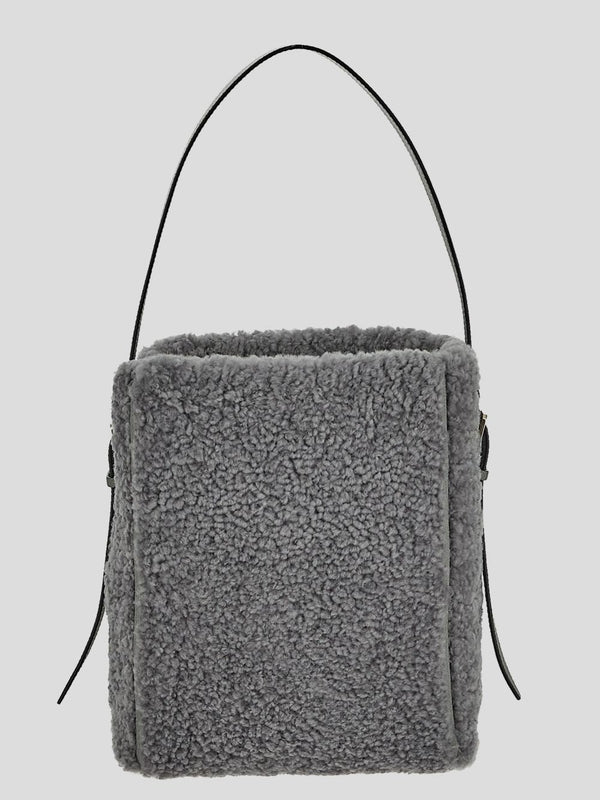 Soft Shearing Mini Bucket Bag