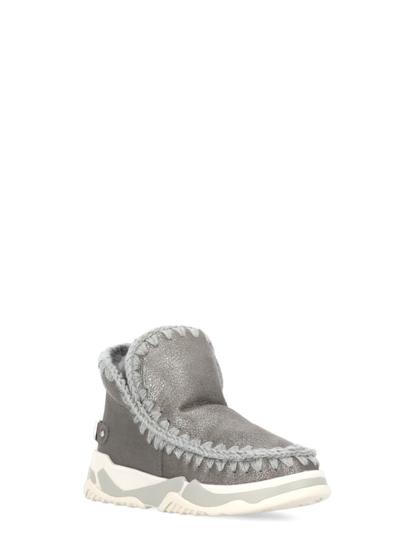 Eskimo Rhinestone Logo High-Top Sneakers