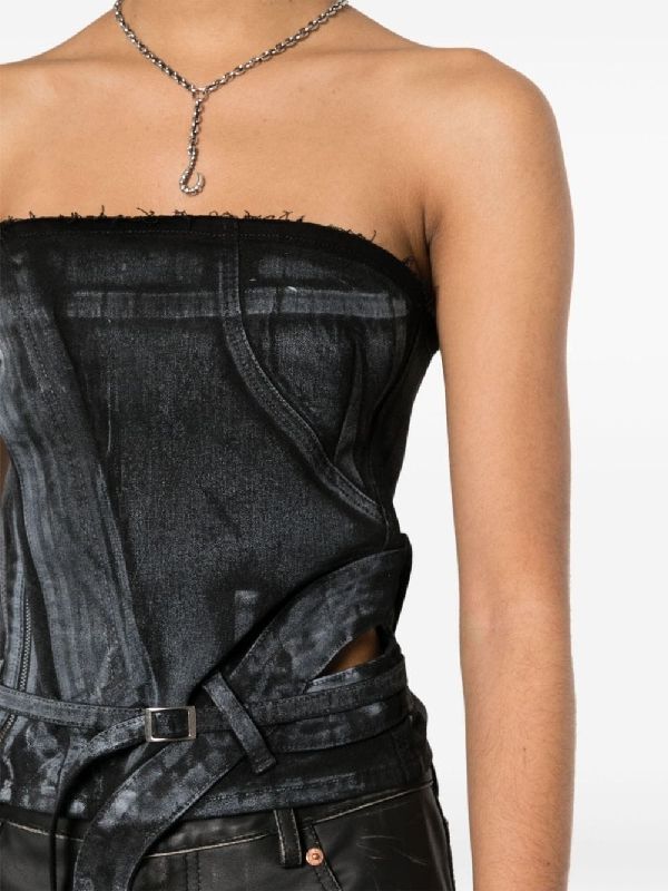 Logo Patch
  Cutout Belted Tank Top