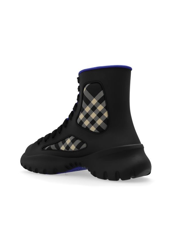 Boulder Check Insert Lace-Up
  Boots