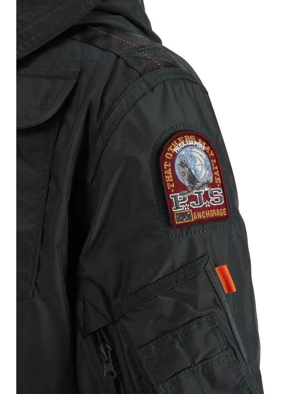 Gobi Logo Patch Bomber Puffer