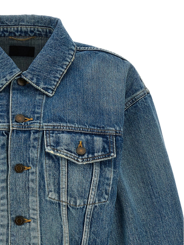 80s Crop Denim
  Jacket