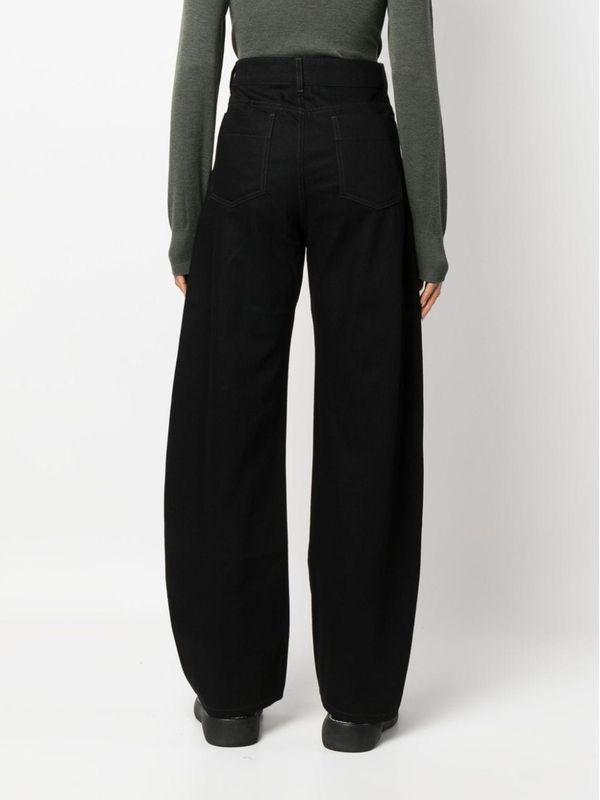 Black Cotton Pants