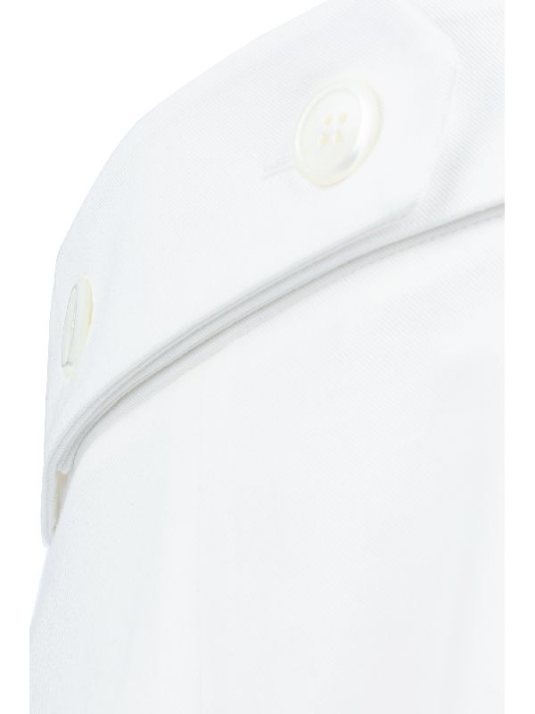 White Wool Long Skirt