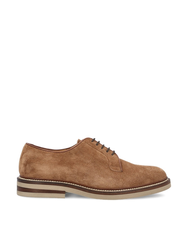 Suede Derby Shoes - Jente