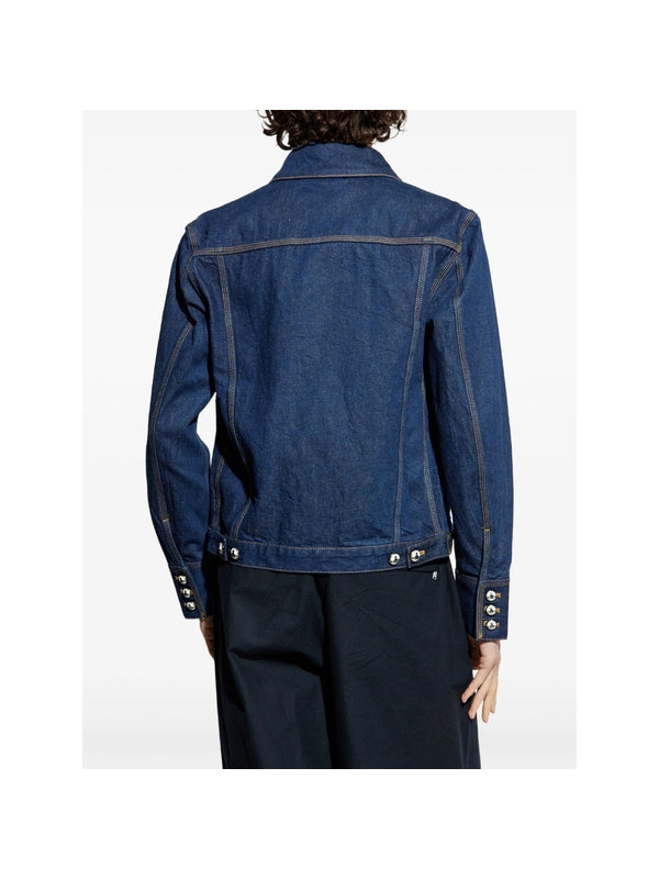 Contrast Stitch Denim Jacket