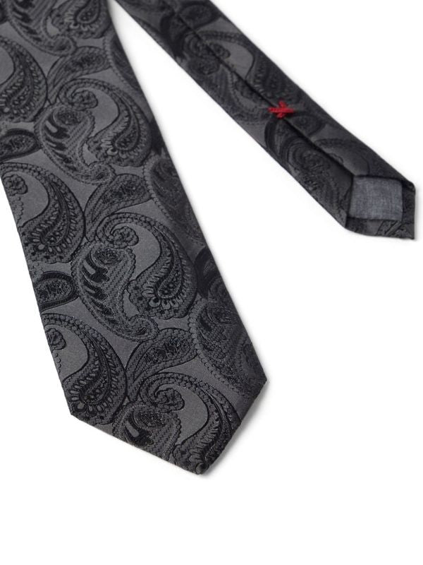 Paisley Pattern Silk Tie