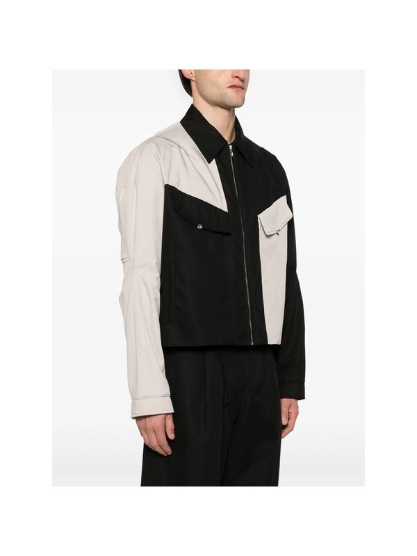 ALEC K Panel Pocket Zip-Up Jacket