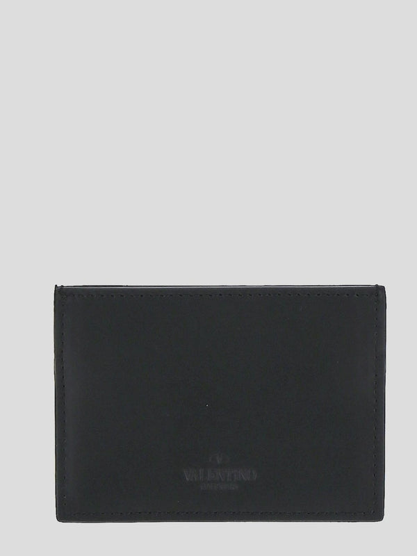 Vltn Leather Card Wallet