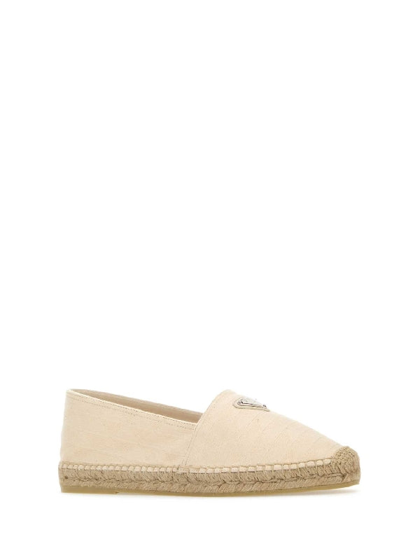 Triangle Logo Canvas Espadrilles