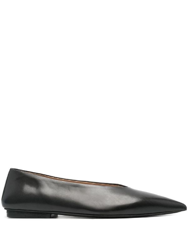 Ago Leather Ballerina Flats