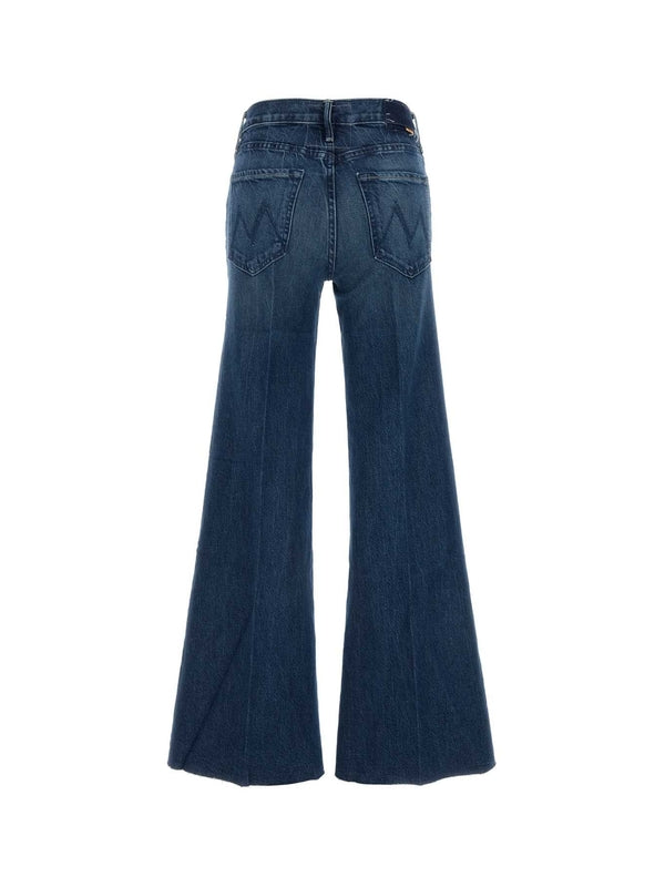 Flare High Waist Super Wide Denim Pants