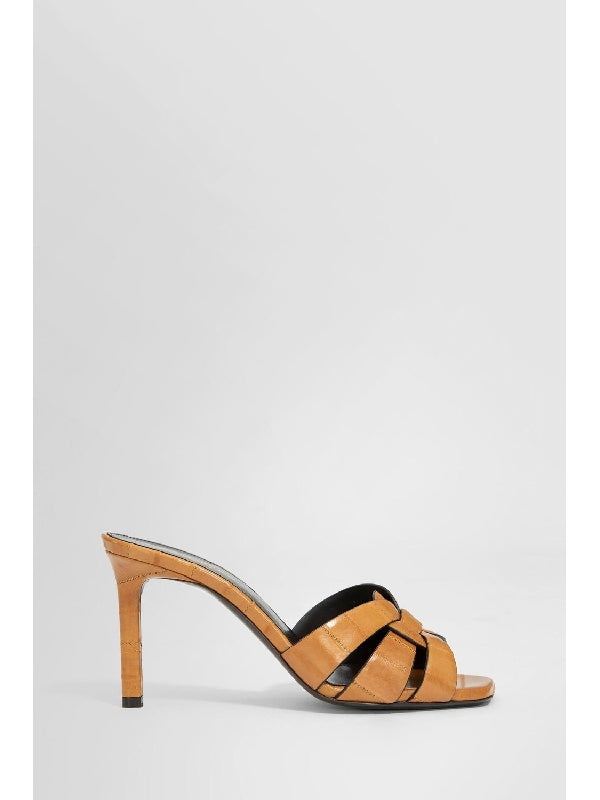 Tribute Square Toe Leather Sandals