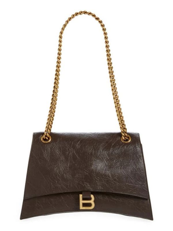 Balenciaga Crush Large Brown Crossbody & Shoulder Bags