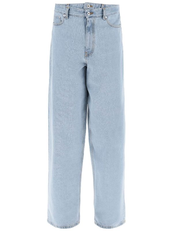 Double Waist Denim Pants