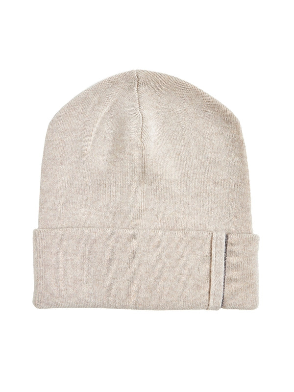 Monili Detail Cashmere Beanie