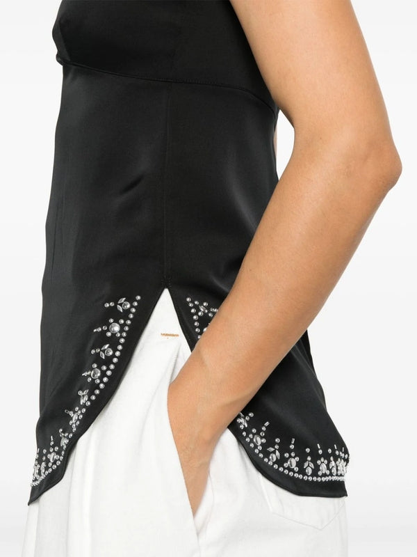 Bijou Embellished Sleeveless Top