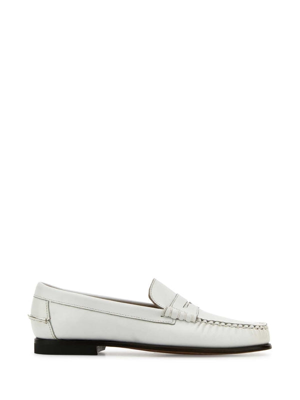 Sebago White Loafers