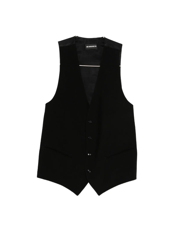 Ann Demeulemeester Black Vests