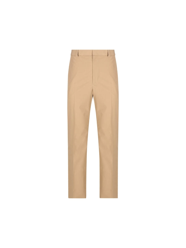 Straight Cotton Pants
