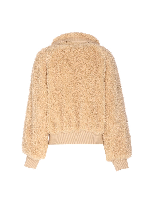 Essentiel Antwerp Beige Fur & Shearling