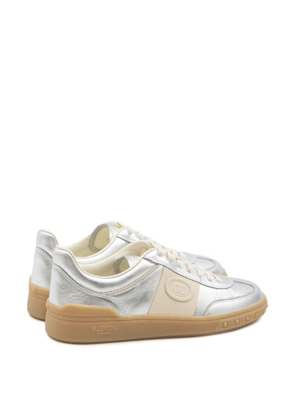 Valentino Silver Low Top Sneakers