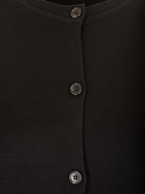 Structured Crewneck Cardigan