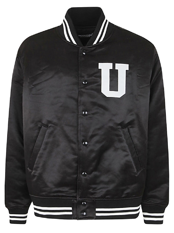 Graphic Printing Varsity Bomber
  Jacket