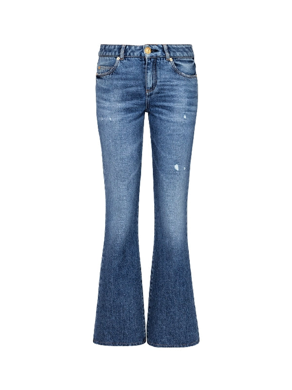 Washing Flare Denim Pants