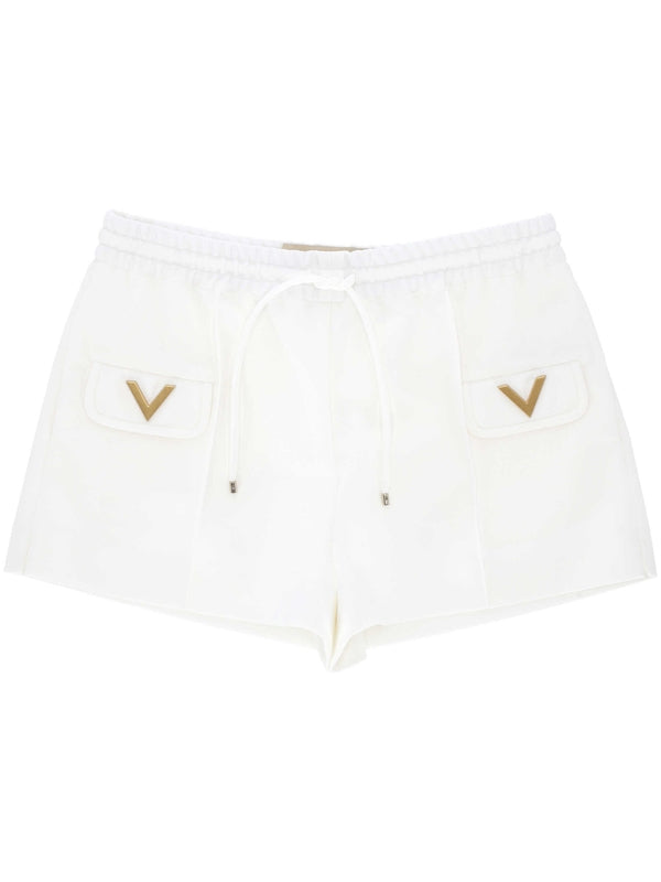 Valentino White Shorts