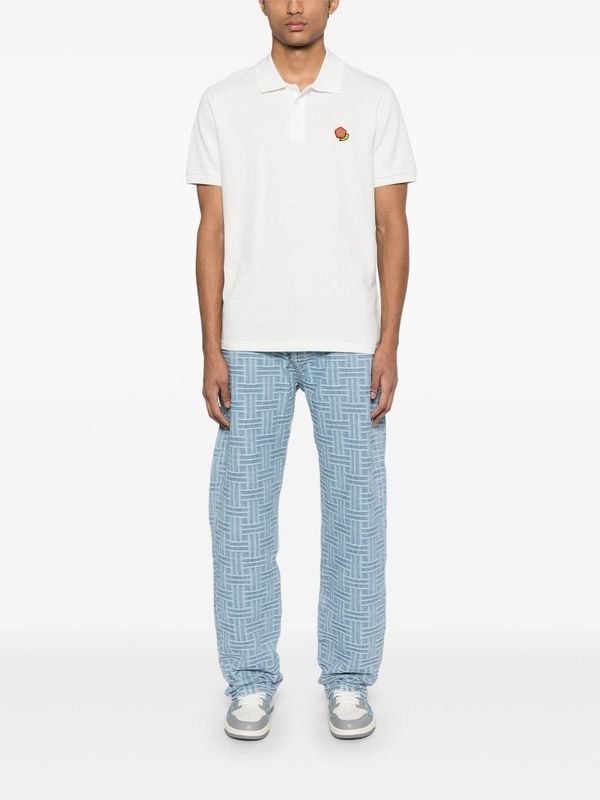 Poke Flower
  Cotton Polo Shirt