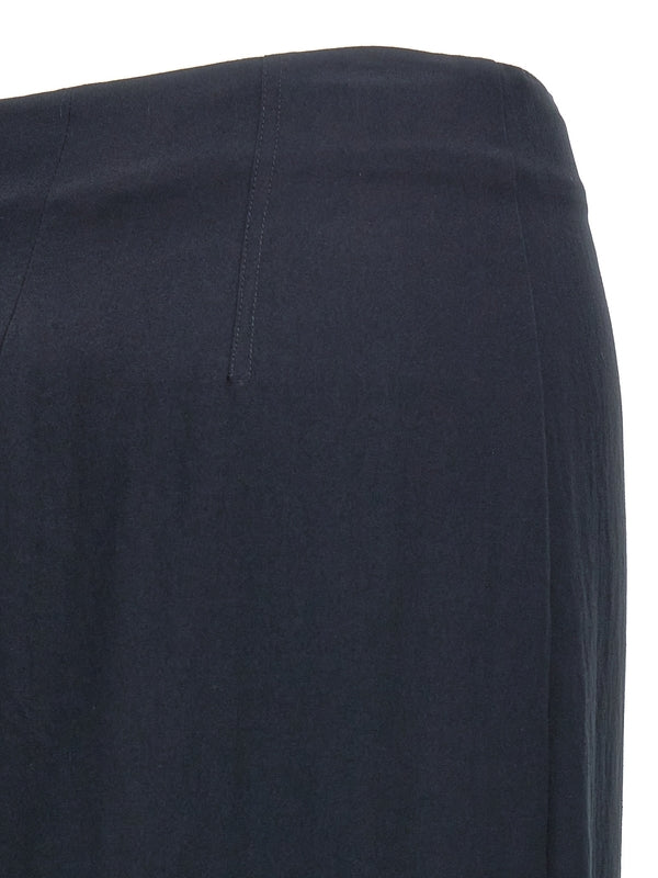 Wrap Detail Long Skirt