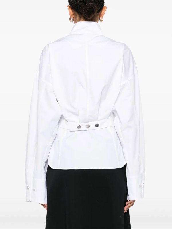 Ciro High Neck
  Cotton Shirt