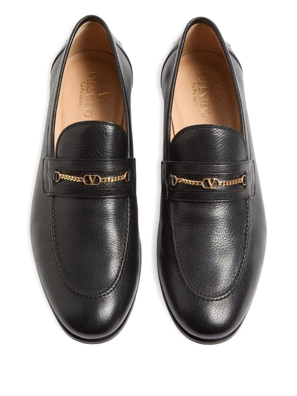 Valentino Black Loafers