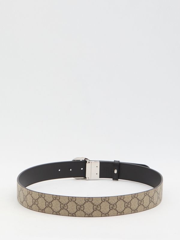 GG Logo Pattern Reversible Belt