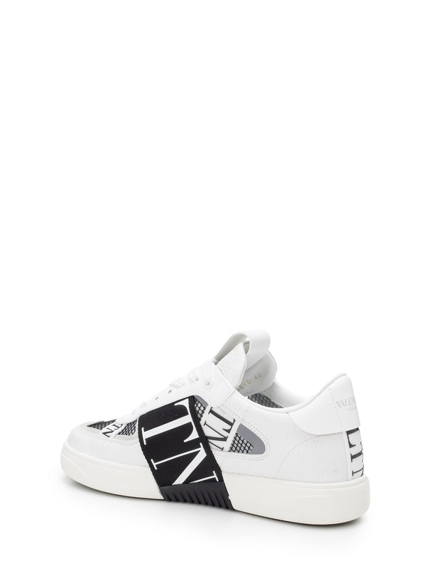 Vltn Leather Low-Top Sneakers