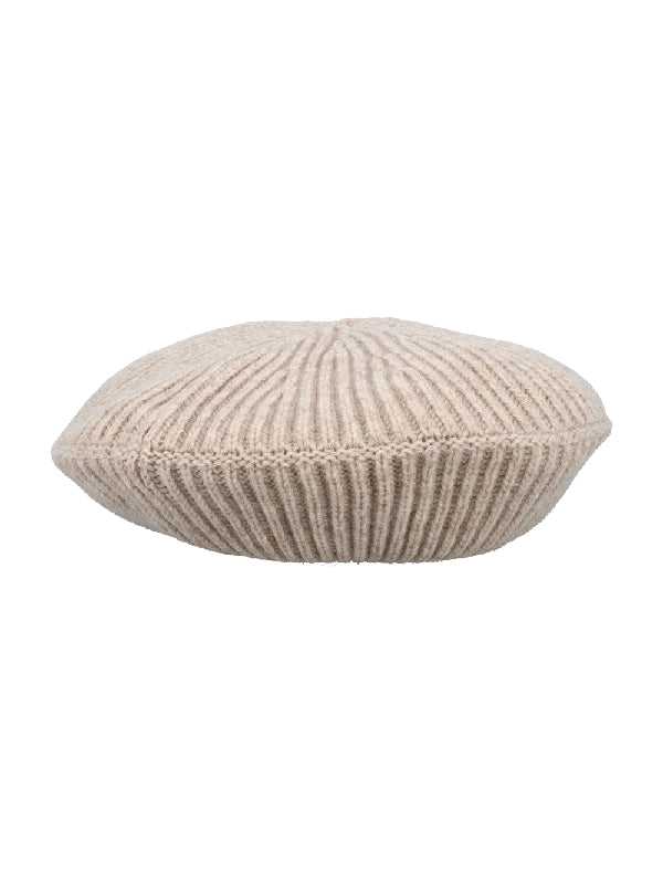 Logo Label Wool Beret