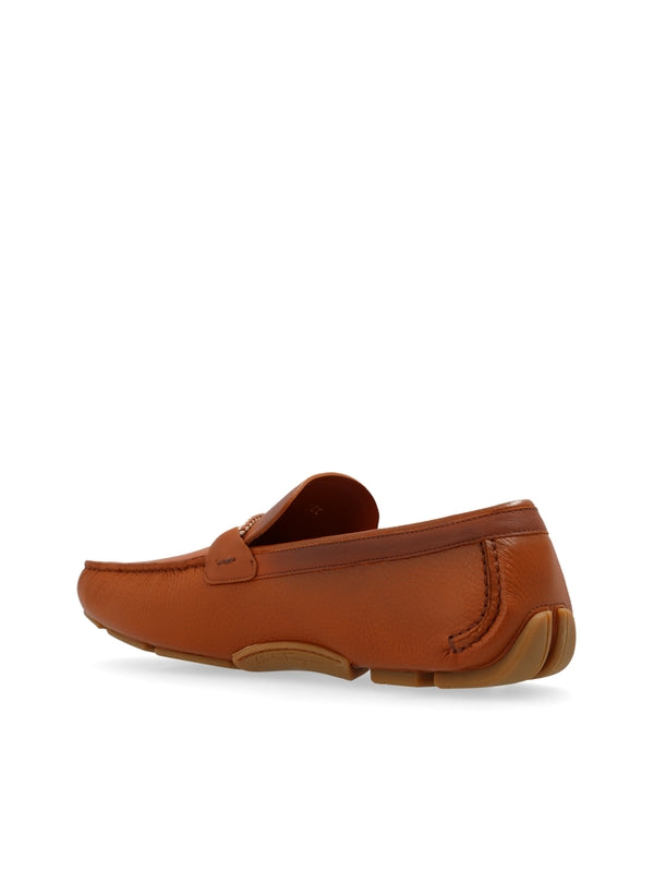 Gancini Buckle
  Leather Driving Shoes