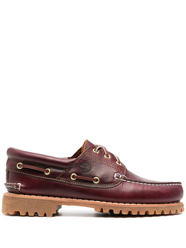 Timberland Burgundy Boat Shoes