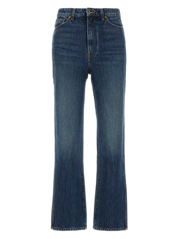 Straight Denim Pants