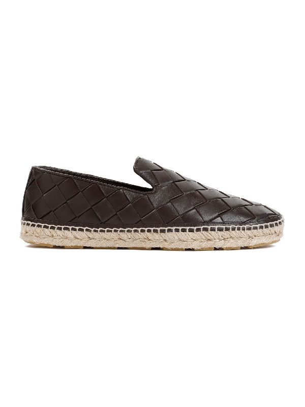 Intrecciato Leather Espadrilles