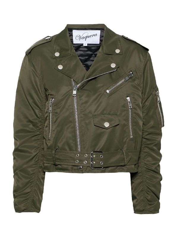 Multi Zipper Pocket Biker Jacket