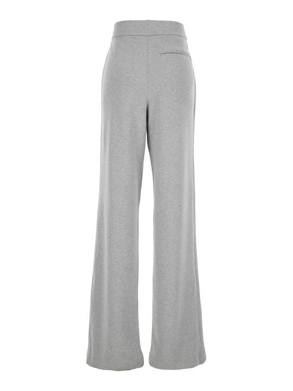 "Hartia" Grey Sweatpants in Fabric Women Casual Pants